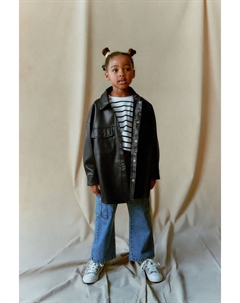 Куртка-Рубашка оверсайз (3-16 лет), черный Next