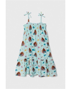 Детское хлопковое платье x Disney, бирюзовый Zippy