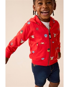 Топ Marvel Avengers с принтом по всей поверхности и молнией (от 9 месяцев до 8 лет), красный Next