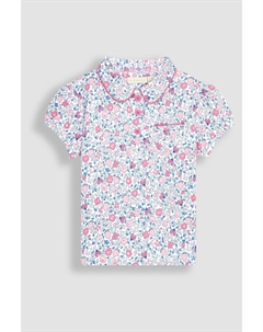 Футболка-Поло с принтом божьих коровок и цветов, розовый Jojo maman bébé