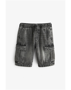 Джинсовые шорты карго (3–16 лет), серый Next