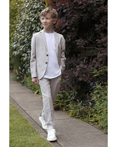 Пиджак из смесового льна (от 12 до 16 лет), серый Next