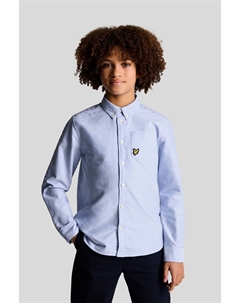 Оксфордская рубашка с длинными рукавами для мальчика, синий Lyle & scott