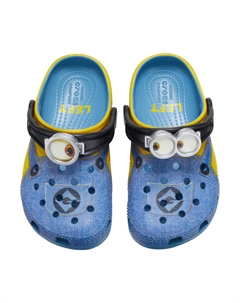 Сабо для маленьких детей Classic x Minions, синий Crocs