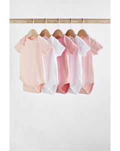 Детское боди с короткими рукавами, розовый Next