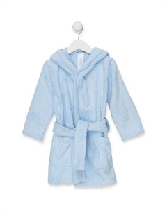 Детский хлопковый халат, синий Tous