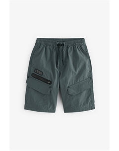 Шорты карго с карманами на молнии (3–16 лет), синий Next