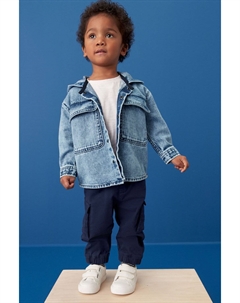 Джинсовая плоская кепка (от 3 месяцев до 7 лет), синий Next