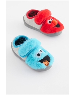 Тапочки на липучке с принтом, красный Next