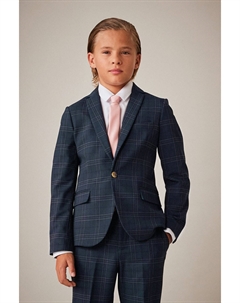 Пиджак в клетку (3 16 лет), синий Next