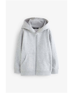 Однотонная толстовка на молнии (3–16 лет), серый Next