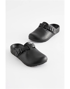 Мюли с пряжкой, черный Next