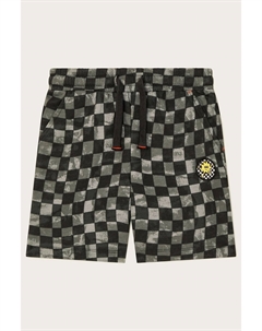 Шорты с шахматным узором, черный Monsoon