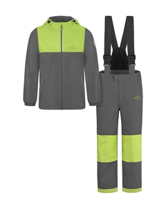 Детский зимний комплект из термоштанов и термокуртки, серый Normani