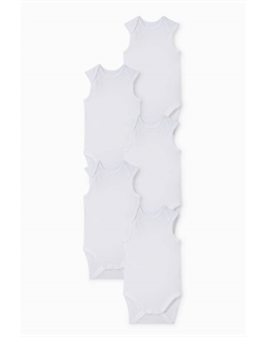 Мультиупаковка из 5 детских боди, белый C&a