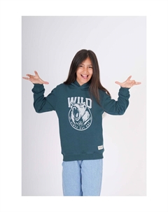 Толстовки Дикие, цвет Racing Green Band of rascals