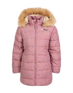 Стеганая куртка Астрид со съемным капюшоном, цвет Lilas Zigzag