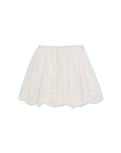 Детская хлопковая юбка, белый Konges slojd