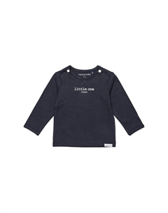 Детская рубашка - Hester, унисекс, длинный рукав, органический хлопок стрейч, однотонная, серый Noppies