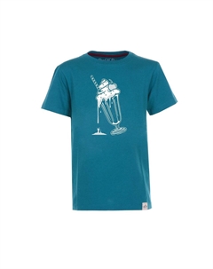 Футболки Милкшейк, цвет Petrol Band of rascals