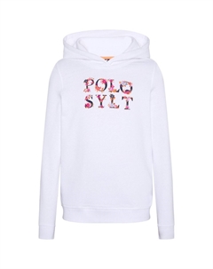 Худи с цветочным логотипом, цвет Bright White Polo sylt