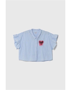 Детская рубашка, синий Pinko up