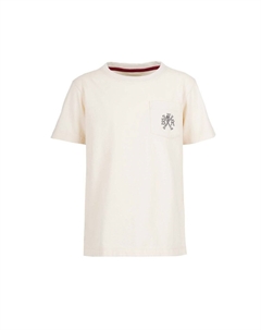 Футболки Скелет Серфер Карман, цвет Cream Band of rascals