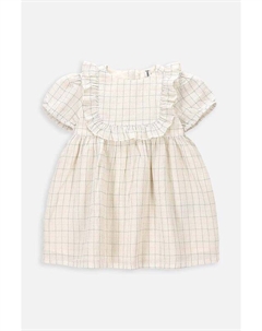 Хлопковое детское платье, бежевый Coccodrillo