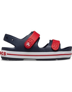 Сабо для маленьких детей Toddler Crocband Cruiser, темно-синий/красный Crocs