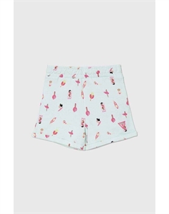 Детские хлопковые шорты, бирюзовый Guess