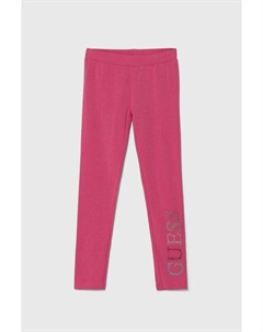 Детские леггинсы, розовый Guess