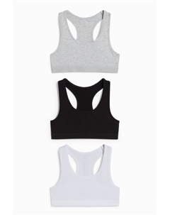 Мультиупаковка из 3-х бюстье, серый C&a