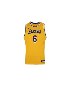 Детская баскетбольная рубашка Kids, Лейкерс желтый Nike