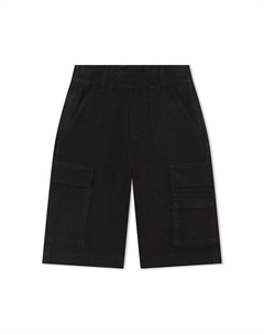 Детские хлопковые шорты, черный Marc jacobs