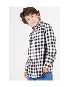 Рубашки фланелевые в клетку, цвет Black White Band of rascals
