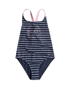 Детский цельный купальник, темно-синий Roxy