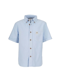 Базовая рубашка с коротким рукавом, голубой Band of rascals