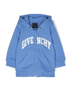 Kids худи на молнии, синий Givenchy