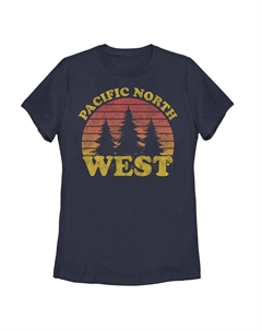 Футболка с логотипом и графическим логотипом Fifth Sun Pacific North West для юниоров Unbranded