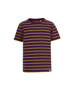 Футболка в полоску, цвет Dark Purple Mustard Band of rascals