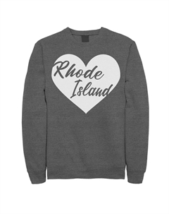 Толстовка с рисунком Rhode Island Heart для юниоров Unbranded