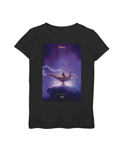 Футболка с постером к фильму «Аладдин» для девочек 7–16 лет от Disney, черный Licensed character