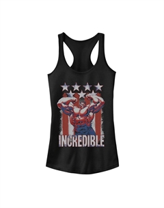 Майка с портретом и изображением американского флага Marvel Hulk для юниоров Licensed character