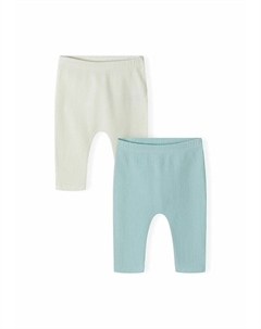 Леггинсы 2 PACK, цвет off white mint Minoti