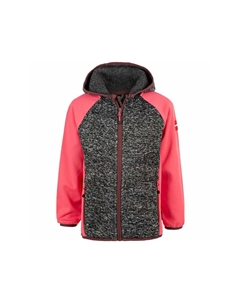 Флисовая куртка THAMOS из быстросохнущих функциональных материалов, цвет Dark Grey Melange Zigzag