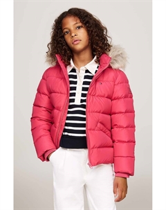 Детский пуховик, розовый Tommy hilfiger