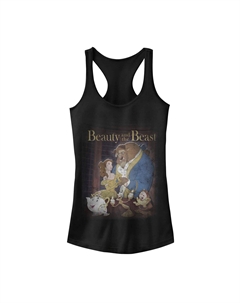 Винтажная майка с плакатом «Красавица и чудовище Диснея» для юниоров Licensed character