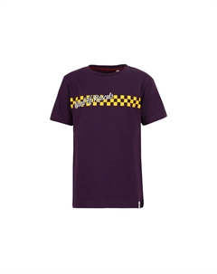 Футболки шашки, цвет Dark Purple Band of rascals