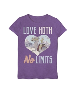 Футболка с рисунком «Love Hoth No Limits» для девочек 7–16 лет «Звездные войны» Star wars