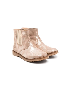 Ботинки с эффектом металлик, нейтральный цвет Pom d'api